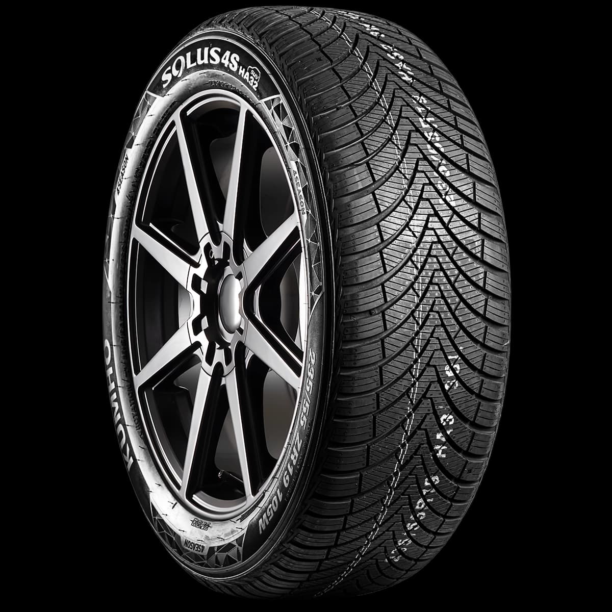 Kumho Solus HA32 20" angled tire