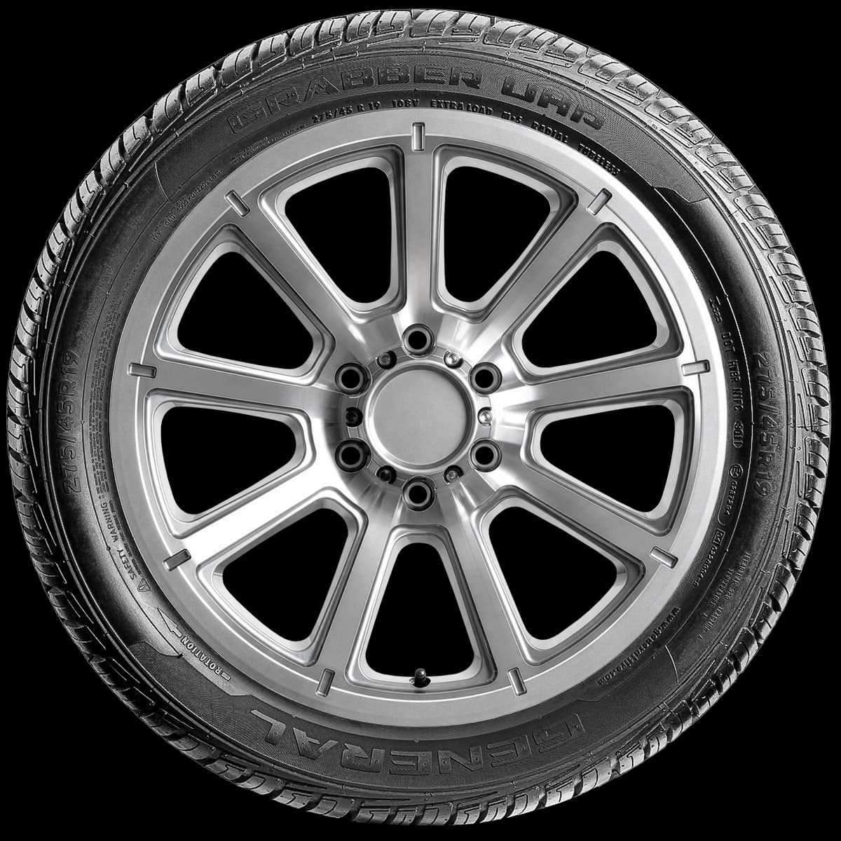 General GRABBER UHP 20" side tire