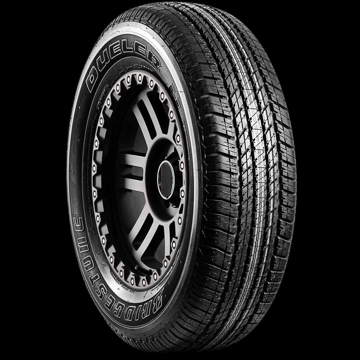 Bridgestone Dueler H/T D684 II 17" angled tire
