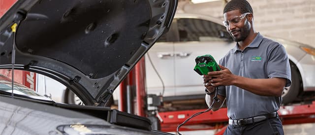 When thinking about car maintenance, most people neglect the battery. Temperature, humidity and other factors can affect the lifespan of a car battery. Mavis recommends checking the battery at 4 years or older.