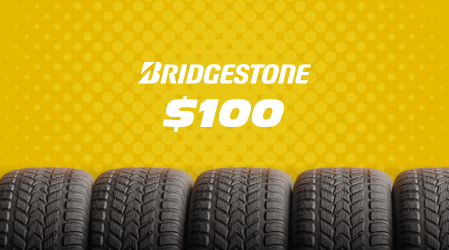 Bridgestone $100 Rebate