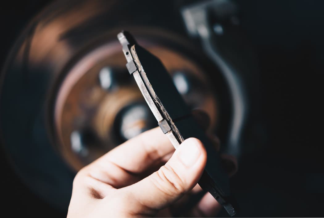 brake pads worn brake pad image