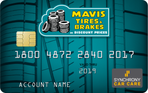Mavis Tires & Brakes credit card